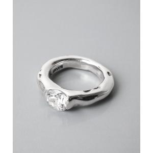 指輪 リング SILVER5ジルコニアピンキーリング/レディース/メンズ/ レディース