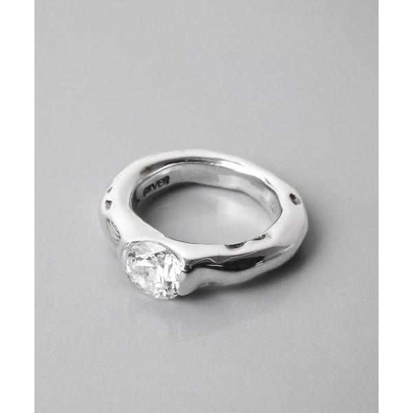 指輪 リング SILVER5ジルコニアピンキーリング/レディース/メンズ/ レディース