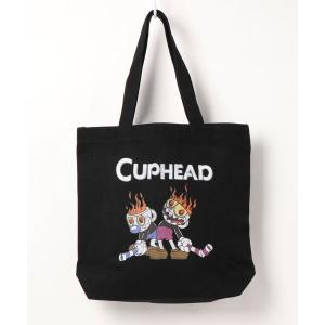 トートバッグ バッグ 【完売】BB 《Cuphead》カップヘッド＆マグマン　炎プリント　トートバッグ