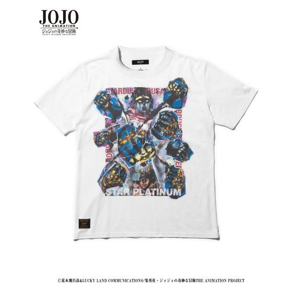 メンズ tシャツ Tシャツ Star Platinum T / スタープラチナT「ジョジョの奇妙な冒...