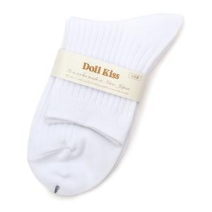 靴下 15色展開リブ無地クルーソックス　靴下 レディース