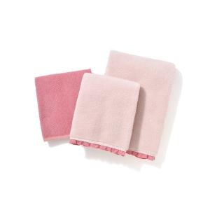 タオル バスタオル ふわさらタオルセット バス・フェイスタオル