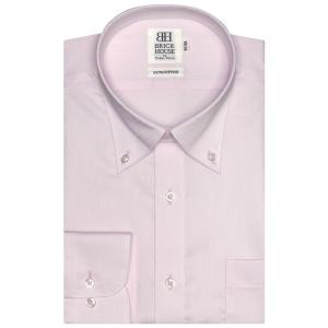 形態安定ノーアイロン ボタンダウン 長袖ビジネスワイシャツ