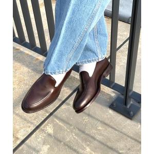 スリッポン メンズ Jalan Sriwijaya/98957/EDWARD/CALF/DARKBROWN/LEATHER SOLE/MOC SLIP｜ZOZOTOWN Yahoo!店