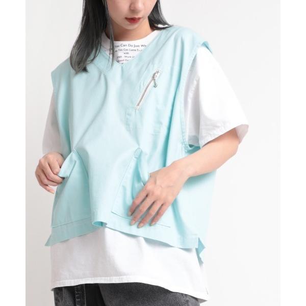 ベスト ジレ V0149 BIGワークベスト レディース