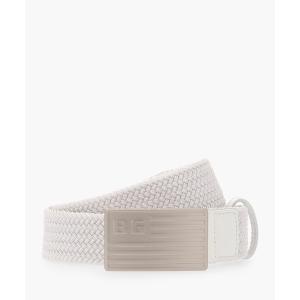 【新品未使用 サイズ:L】BRIEFING ゴルフ メンズ ベルト WHITE ブリーフィングゴルフ（ゴルフベルト）｜メンズウエア｜ゴルフ