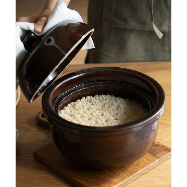 鍋 Homeland（ホームランド）信楽焼　米炊き釜3~4合　T.Cオリジナル