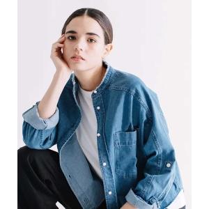 美品　ダンガリー＆デニム ライトダウンベスト　BLANC basque 美品 ダンガリー＆デニム ライトダウンベスト BLANC basque 【公式通販】