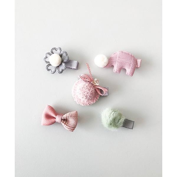ヘアクリップ ナチュラルスイートヘアクリップセット（KIDS）
