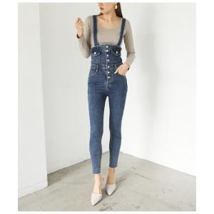 サロペット デニム スキニーの商品一覧 通販 Yahoo ショッピング