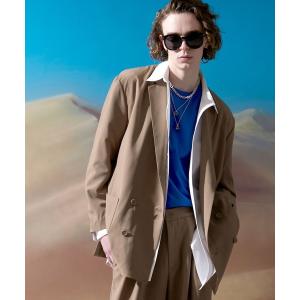 ジャケット テーラードジャケット 上下セットビッグシルエット