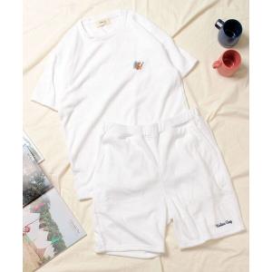 ルームウェア パジャマ Kailua Bay / FOX EMB PILE TEE + SHORTS SET (NanoTec) 《WEB限定》