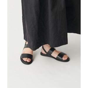 サンダル Karsea Strap / カーシーストラップ (ブラックレザー) レディース