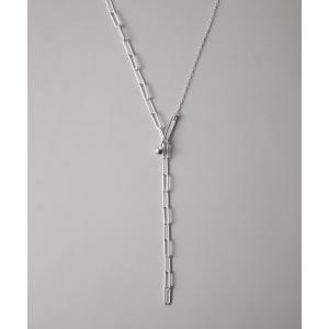 ネックレス SILVER925ミックスチェーンロングネックレス/レディース/メンズ レディース メンズ