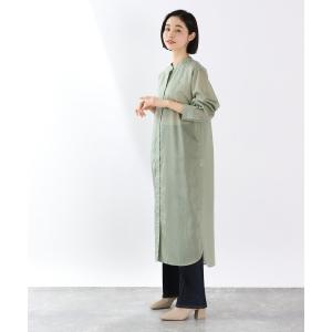 ワンピース シアーシャツワンピース　935328