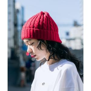 帽子 キャップ NEW HATTAN/ニューハッタン カラーニットキャップ