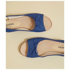 サンダル 【Repetto et MADEMOISELLE】VOG オープントゥバレリーナ