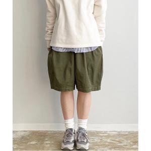 ワイドパンツ ハーフパンツ チノパン 短パン HARVESTY / ハーベスティ CHINO CIRCUS SHORTSチノサーカスショーツ(ユニセックス) レディース メンズ
