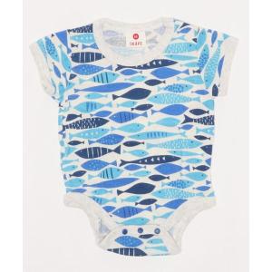 ベビー服 車魚ボディシャツ