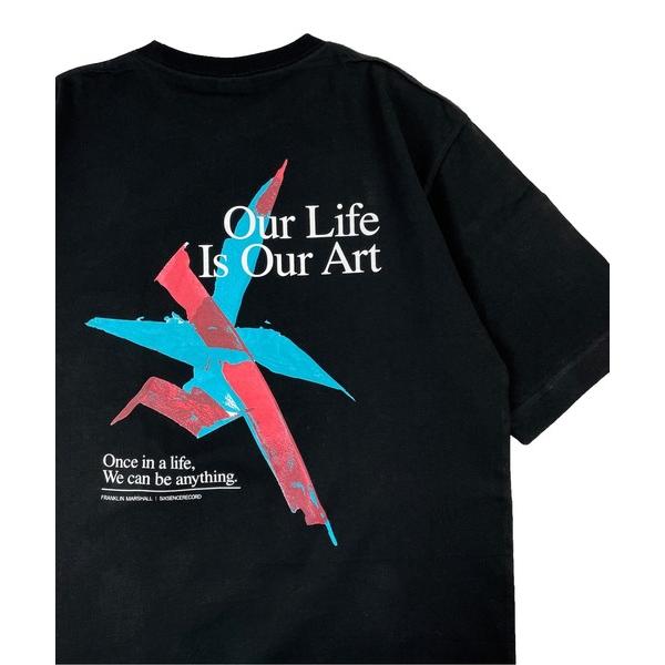 tシャツ 「SIXSENCERECORD×FRANKLIN ＆ MARSHALL」プリントS/S T...