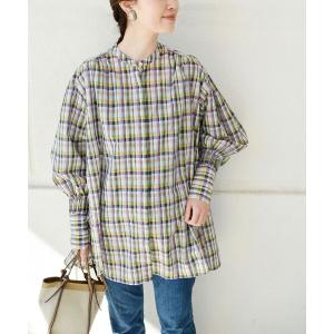 シャツ ブラウス 【SHIPS別注】BENCH MARKING SHIRT:シアーボリュームシャツ｜zozo