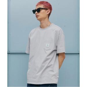 メンズ tシャツ Tシャツ 「ISTKUNST」FLOWER LABEL POCKET TEE / イストクンスト フラワー ラベル ポケット 半袖｜zozo