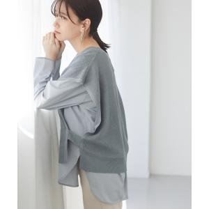 ベスト SET2点 ヘムベスト+同糸色シャツ＊