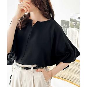 ブラウス シャツ 3WAYゴールドプレート袖ボリ...の商品画像