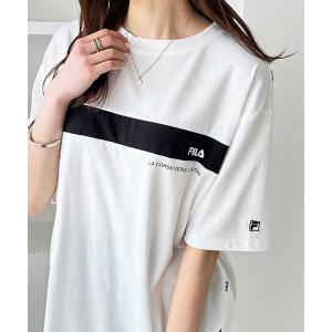 tシャツ 半袖 「ＦＩＬＡ」ロゴプリントアソートＴシャツ レディース