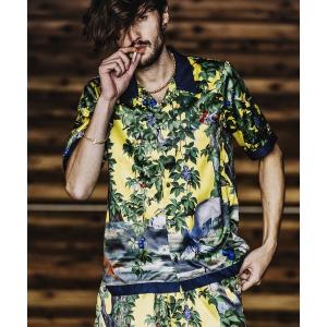 adidas Originals アディダス ST LV アロハ シャツ 半袖 ネイビー 限定