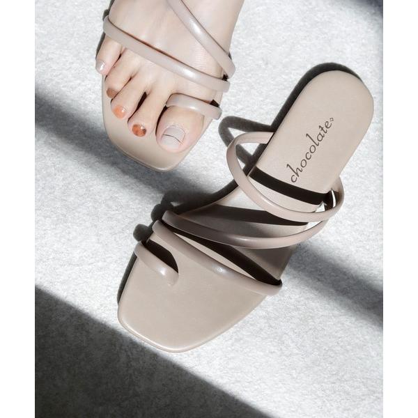 サンダル フラットストラップサンダル「日本製」 レディース