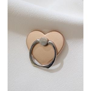 モバイルアクセサリー 【貼るだけ】簡単！スマホリングハートブラケット