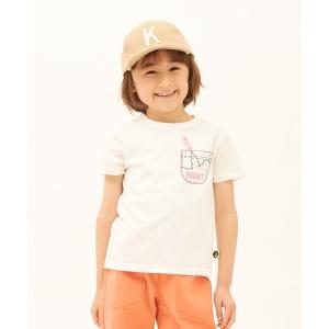 キッズ tシャツ Tシャツ 「made in Japan」オーガニックコットン　ポケットプリント半袖TEE｜zozo