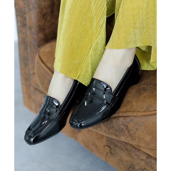 ローファー ベーシック スクエアトゥローファー「日本製」 レディース