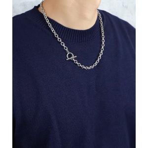 ネックレス SBG 金属アレルギー対応 メンズ ステンレスケーブルチェーンネックレス メンズ レディース