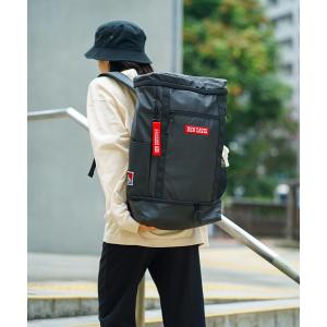 リュック 「BEN DAVIS/ベンデイビス」撥水ニューボックスディパック/バックパック　スクエア型　多収納/大小10個のポケット  底部分シューズ収