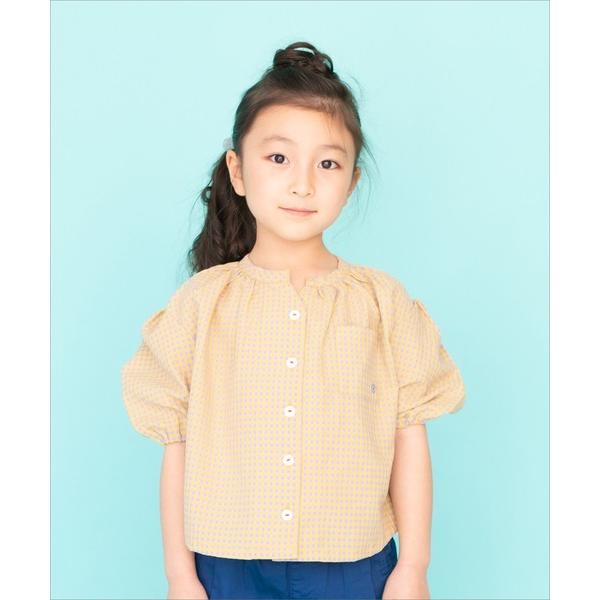ブラウス シャツ ギャザーブラウス キッズ 子供服 女の子