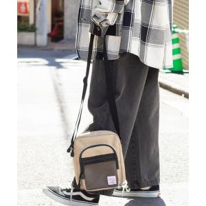 ショルダーバッグ バッグ WEGO/メッシュポケットショルダーバッグ