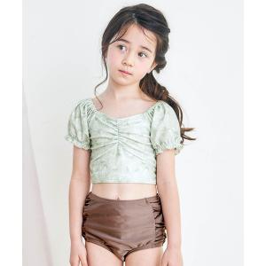 水着 スズラン柄セパレート水着