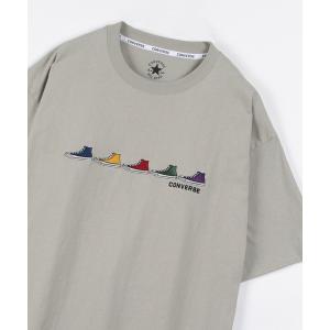 tシャツ Tシャツ 【CONVERSE/コンバース】５シューズ刺繍 半袖Tシャツ