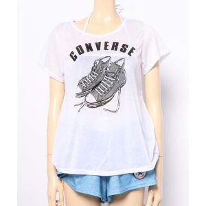 水着 「CONVERSE/コンバース」ジュニア水着4点セット / CVシューズ柄T付4P キッズ 子供 女の子