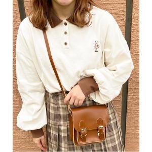 ポロシャツ くま刺繍ポロシャツ