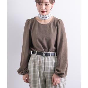 シャツ ブラウス 「kutir closet」「春の新色追加！」サッカーパフブラウス