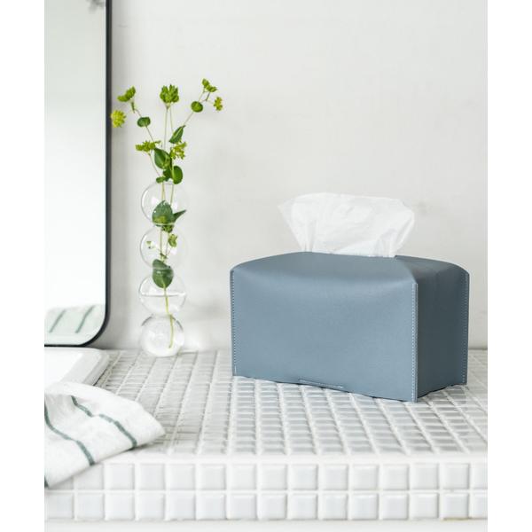 インテリア 「Opt!/オプト」TISSUE CASE/PUレザーティッシュケース 2段用