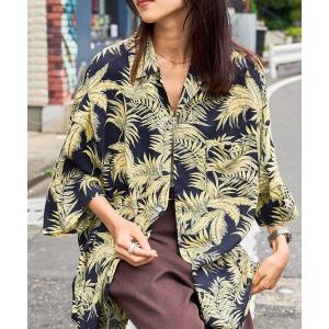 シャツ ブラウス KANGOL/カンゴール 別注 ロゴ刺繍 ビッグシルエット