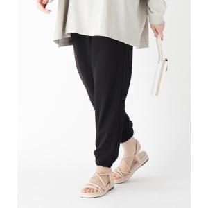 パンツ ストレッチジョーゼット　ジョグイージーパンツ