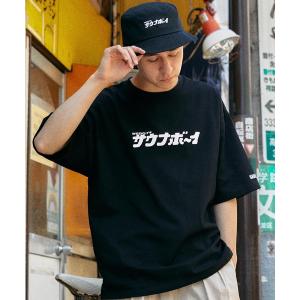 tシャツ Tシャツ サウナボーイ 別注 ロゴ刺繍 プリントデザイン ビッグシルエット半袖カットソー