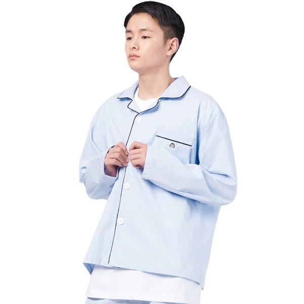 シャツ 「NOMANUAL」NM PAJAMA SHIRT / ノーマニュアル パジャマ シャツ セ...