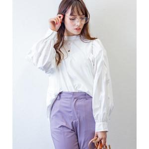 シャツ ブラウス 袖ボリュームブラウス