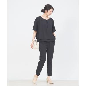 ecru フレアースリーブセットアップ